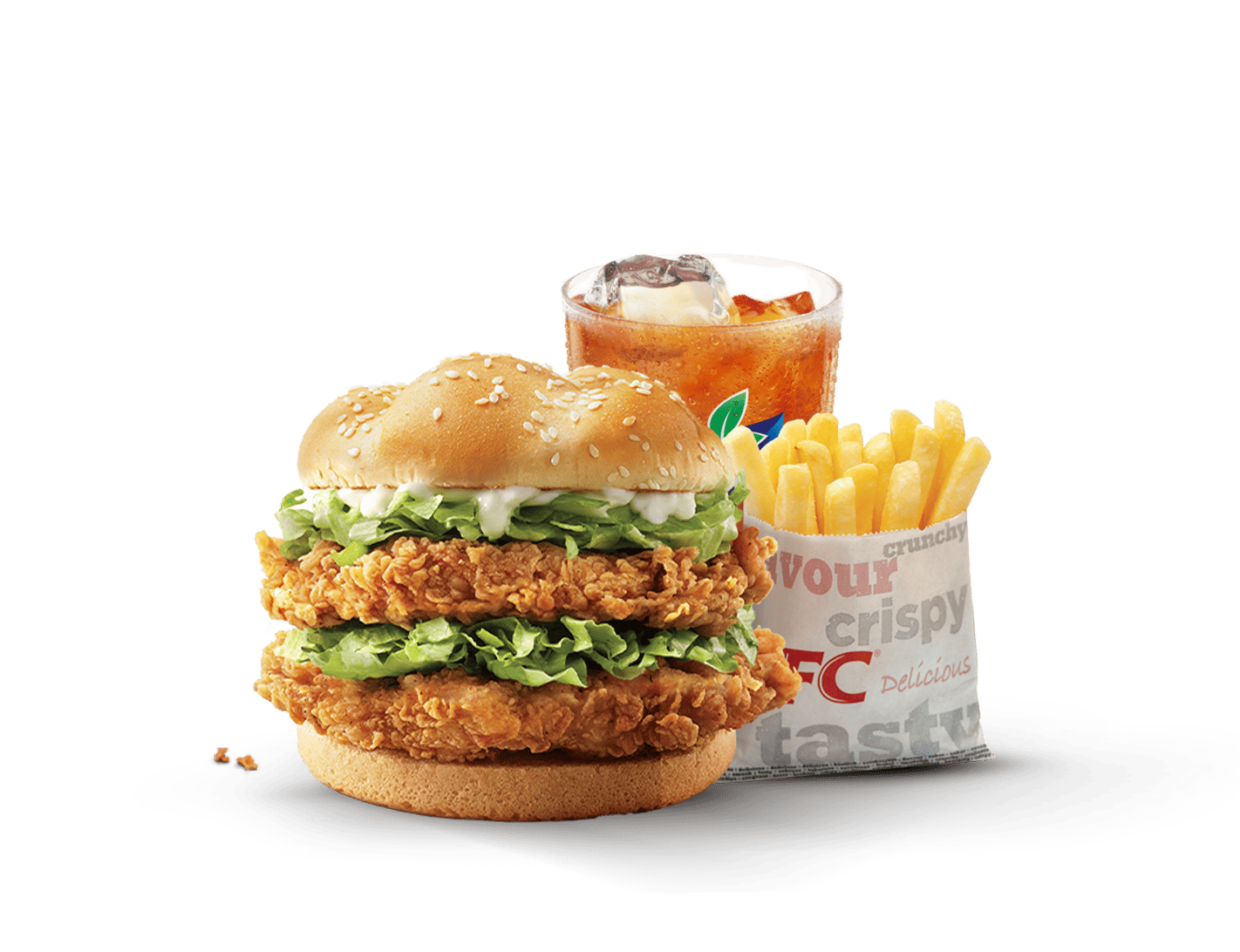 Zinger Stacker Iced Lemon Tea Combo